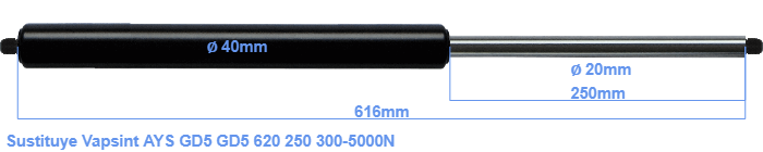 Vapsint AYS GD5 GD5 620 250